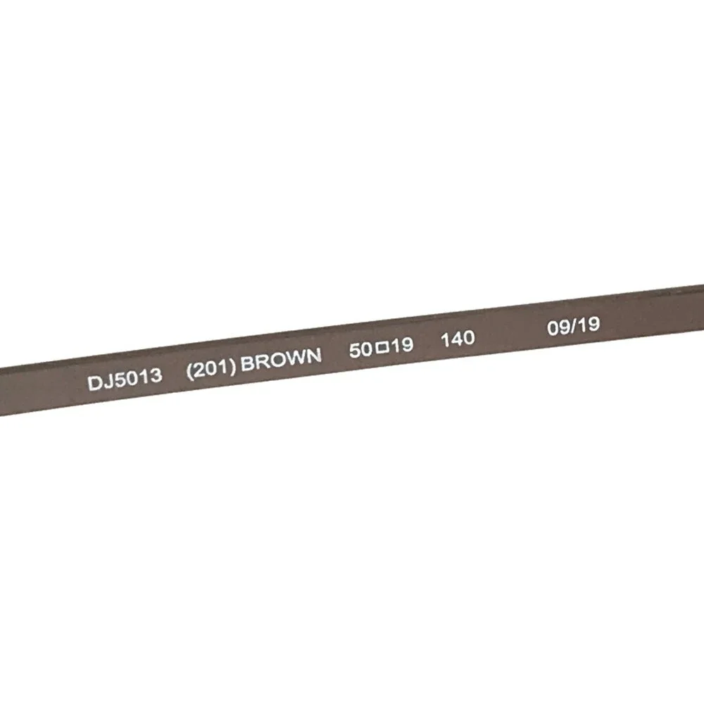 Draper James Eyeglasses Frames DJ5013 201 BROWN Cat Eye Semi Rim 50-19-140